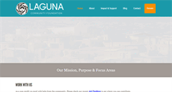Desktop Screenshot of lagunacommunityfoundation.org
